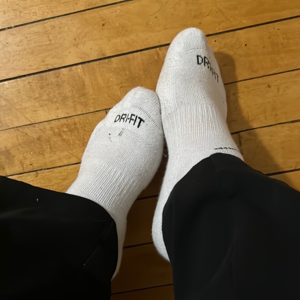 Nike Dri-FIT White Socks for women